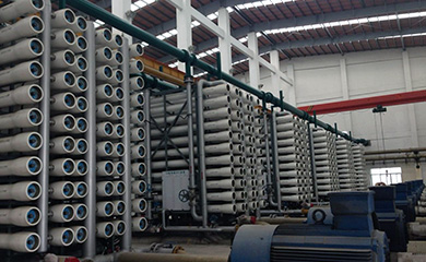 通過獨(dú)特的設(shè)計(jì)，使進(jìn)水通過填充有可再生樹脂的淡水室，使水中雜質(zhì)離子被樹脂吸附，從而得到純化水。而樹脂在直流電場(chǎng)裂解水的作用下得到無污染的再生，因此保持活性。而釋放的雜質(zhì)離子將在直流電場(chǎng)的作用下，定向移動(dòng)，通過離子選擇膜進(jìn)入濃水室被濃水帶走。